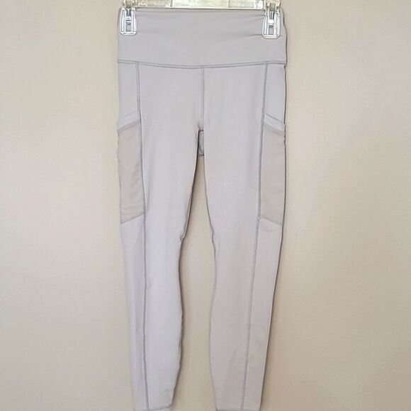 Fabletics Pants - Fabletics Power Hold Leggings Blue/Gray Size Small